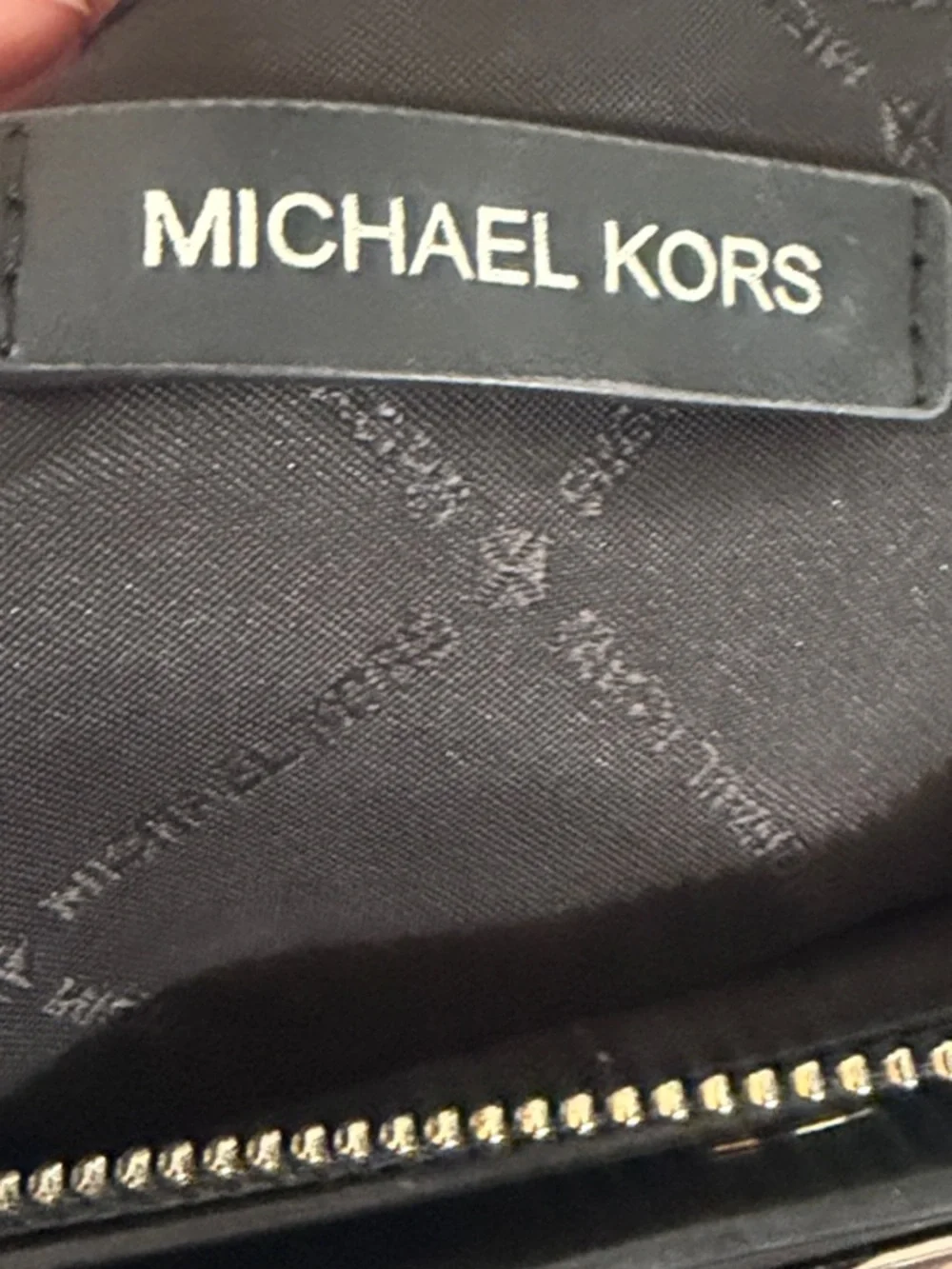Michael Kors Whitney Medium Black Quilted Chain Tote Silver Hardware
